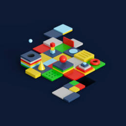 Isometric Playground by Christophe Vogels, a freelance creative and visual artist based in Brussels (Belgium)